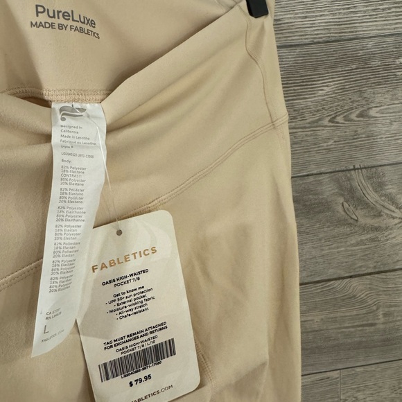 NWT 🎉 Fabletics PureLux Oasis High Waisted Pocket 7/8 - Picture 3 of 3